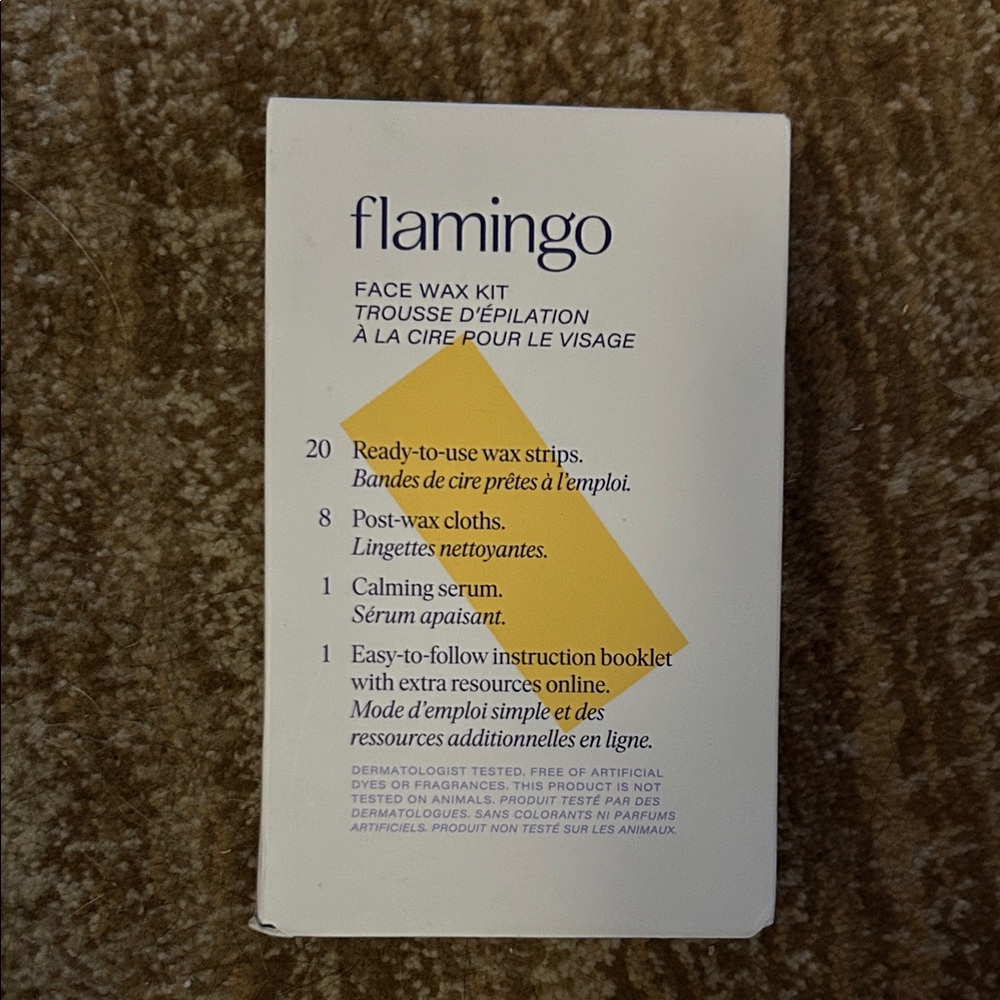 Face Wax Kit with Yellow Design